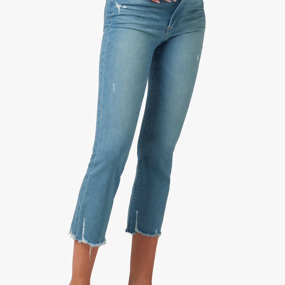 JOE’S Callie High Rise Bootcut Crop Maternity Jeans.